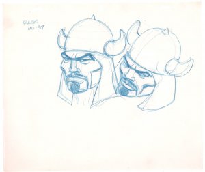 Masters of the Universe Animation Art #37 - Rago - B - 1980s by Ric Estrada