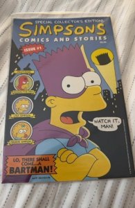Simpsons Comics & Stories #1 (1993) Special Collector Ed. Sealed Poly Bag Poster