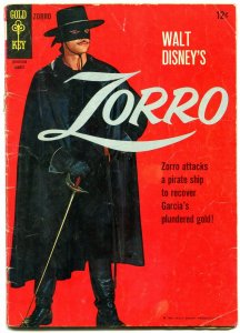 Zorro #3 1966- Silver Age Dell comic- Guy Williams G/VG