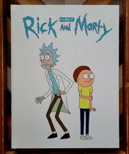 The Art of Rick and Morty Justin Roiland (2017, Hardcover) Etched FOIL Cover