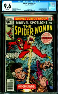 Marvel Spotlight #32 CGC Graded 9.6 1st Spider-Woman