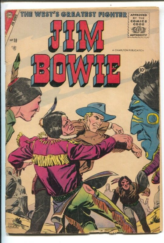 Jim Bowie Comics #18 1957-Charlton-Calamity Jane-Dick Giordano art-VG