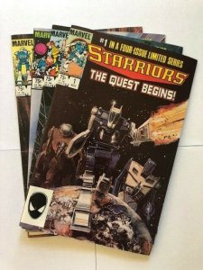 Set of 4-MARVEL STARRIORS #1-#4 Complete Set 1984 VERY FINE+ (PF959)