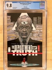 The Department of Truth #1 Cover C (2020) CGC 9.8