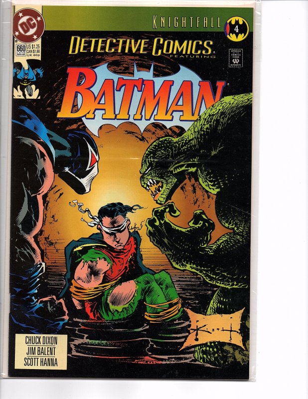 DC Comics Detective Comics #660 Batman; Knightfall Part 4 1st Print Kieth Cover
