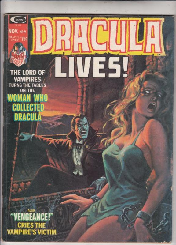 Dracula Lives #9 (Nov-74) VG/FN Mid-Grade Dracula