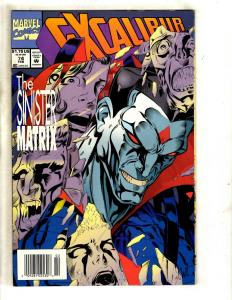 12 Excalibur Marvel Comic Books # 59 61 64 65 66 67 68 71 72 74 79 80 X-Men CJ3