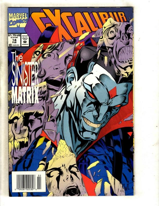 12 Excalibur Marvel Comic Books # 59 61 64 65 66 67 68 71 72 74 79 80 X-Men CJ3