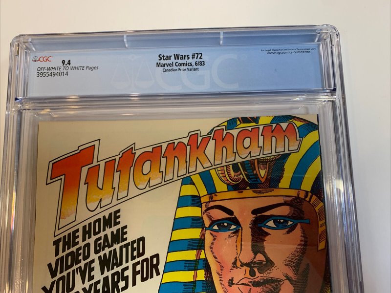 Star Wars (1983) # 72 (CGC 9.4)  CPV Canadian Price Variants