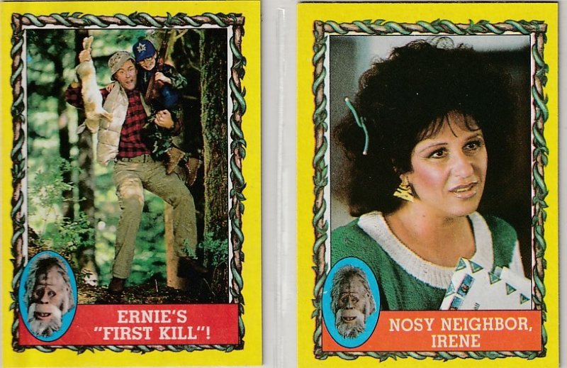 Harry and The Hendersons Trading cards (Topps, 1987)