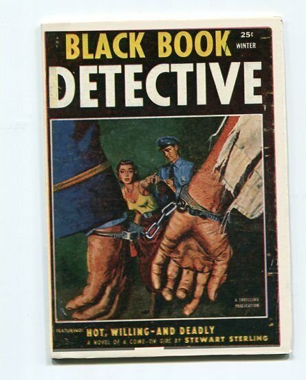 BLACK BOOK DETECTIVE-REPRODUCTION-LIMITED EDITION-HOT, WILLING AND DEADLY-WINTER