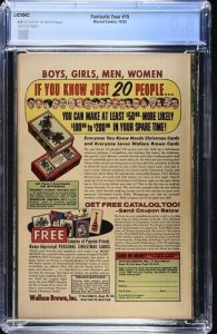 Fantastic Four #19 1963 Marvel Comics CGC 6.0 1st app Rama-Tut