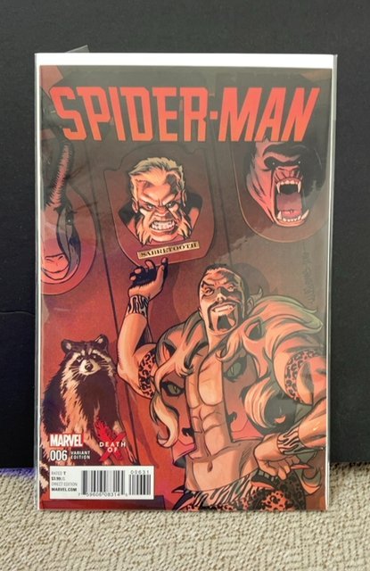 Spider-Man #6 Variant Cover (2016)
