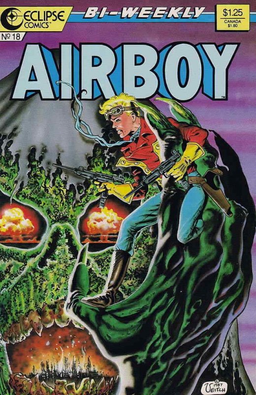 Airboy #18 VF/NM; Eclipse | save on shipping - details inside