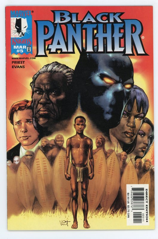 Black Panther #5 (1998 v3) Christopher Priest Mephisto 1st Okoye Cover VF+