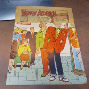 Henry Aldrich 1951 Dell Comic Book #6 Golden Age Radio Show good guy art classic