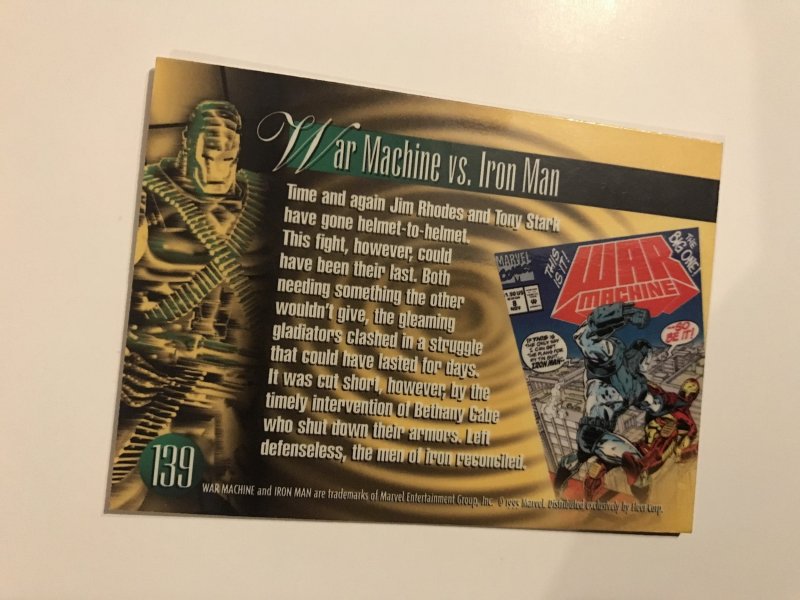 WAR MACHINE #139 card : Marvel Annual 1995 Flair; NM/M; base, Disney, Avengers