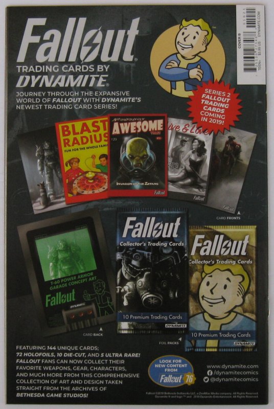 Mars Attacks #1 (2018, Dynamite), VG condition (4.0), cover B