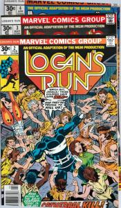 Logan's Run Set ( Highlight issue #6 Thanos!!!) #1to7 (Jan-77) NM Super-High-...
