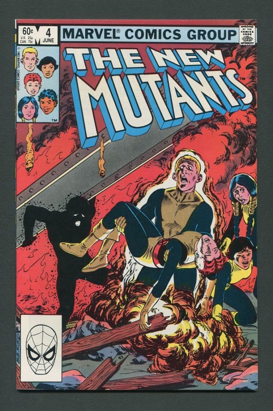 New Mutants #4 / 9.4 NM /  June 1983