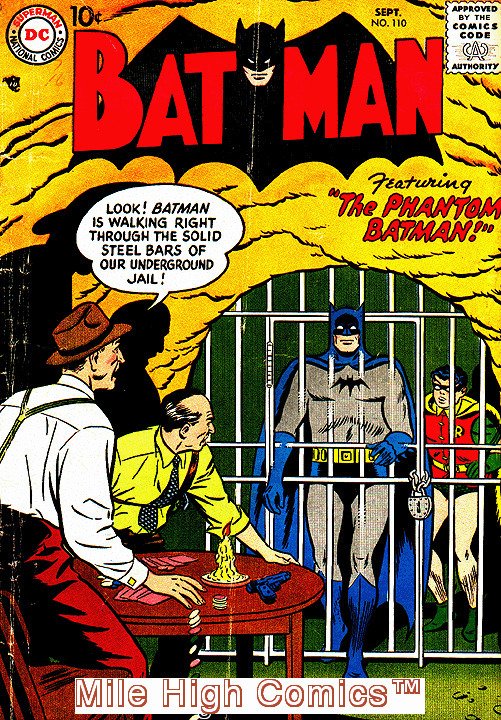 BATMAN  (1940 Series)  (DC) #110 Very Good Comics Book