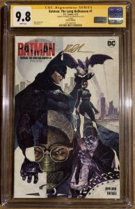 SIGNED ROBERT PATTINSON Batman: The Long Halloween #1 IMAX Variant CGC 9.8 NM+/M