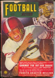 Football Action-Fall 1950-Popular-George Gross tiger cover-Mario De Marco-VG