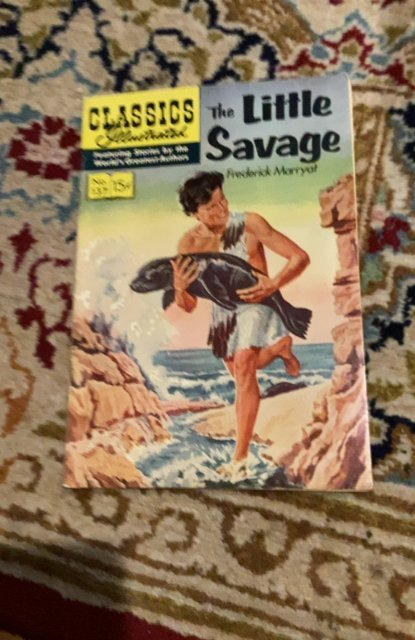 Classics Illustrated #137 (1957) High-Grade VF “The Little Savage” HRN 136 (O)