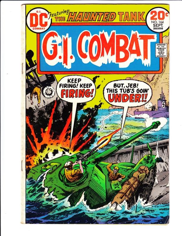 G.I. Combat #164 (Sep-73) FN+ Mid-Grade The Haunted Tank