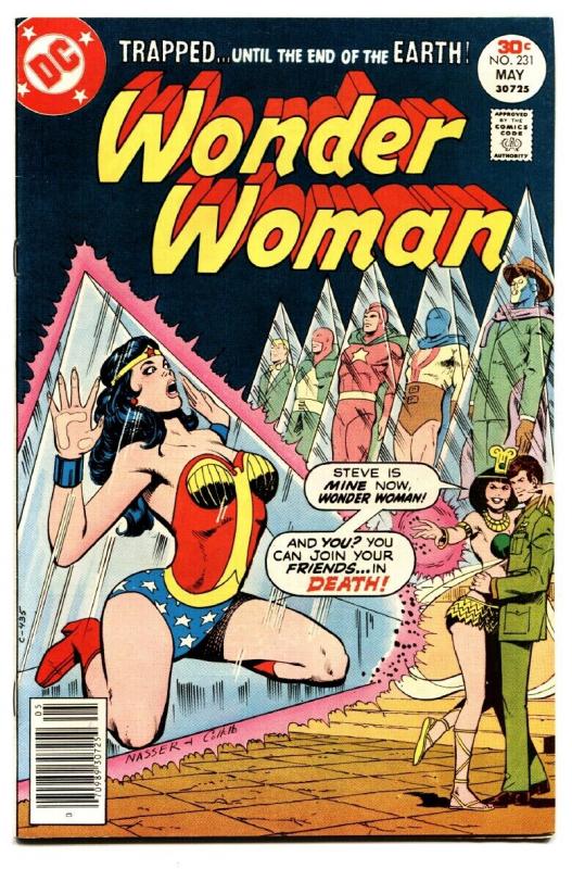 WONDER WOMAN #231 1977-Justice League COVER-DC BRONZE AGE