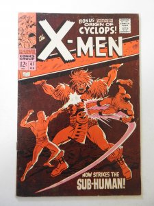 The X-Men #41 (1968) VG/FN Condition! pencil on 1st page
