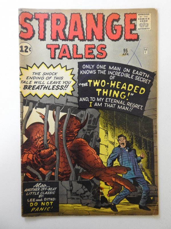 Strange Tales #95 (1962) VG Condition! moisture stain