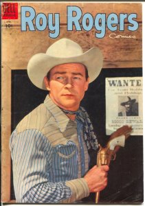 Roy Rogers #88 1955-Dell-photo cover-western stories-FN+