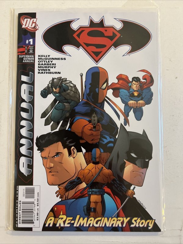 Superman/Batman Annuals #1 2 3 5 Lot Of 4 Dc Comics Deathstroke Doomsday 2006-11 