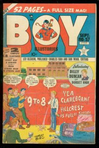 BOY COMICS #57 1950-CHARLES BIRO-DILLY DUNCAN FN