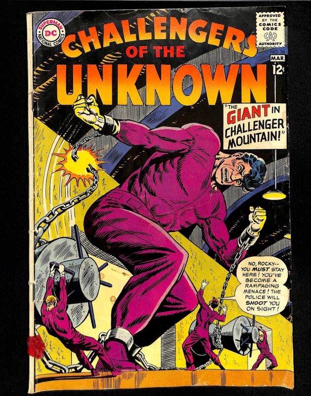 Challengers of the Unknown #36 (1964)