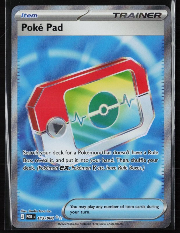 Poke Pad - 113/088 - ME03: Perfect Order - Pokemon TCG - Ultra Rare Holo