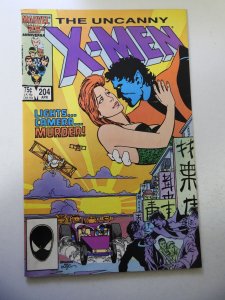 The Uncanny X-Men #204 (1986) VF- Condition