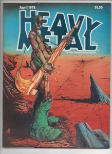 HEAVY METAL #13, NM-, April 1977 1978, Richard Corben, Moebius, more in store