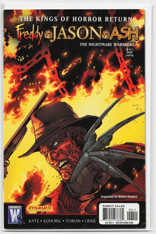 Freddy vs Jason vs Ash (of Army of Darkness): The Nightmare Warriors #4 (2009...