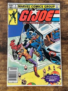 G.I. Joe: A Real American Hero #9 (1983). VF. Newsstand Edition.