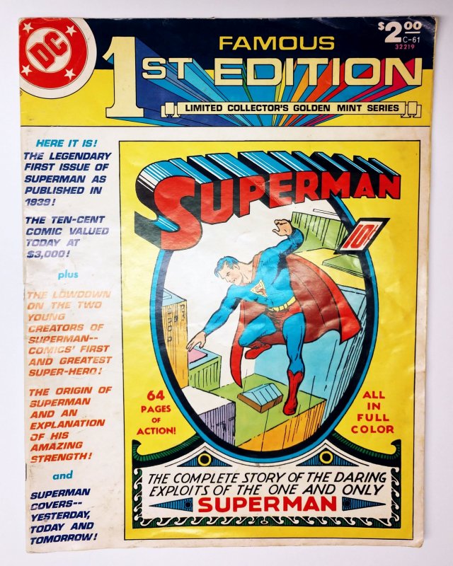 Famous First Superman DC Treasury Edition #61 (1979) ITC102