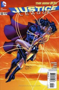 Justice League (2nd Series) #12 VF ; DC | New 52 Kiss Cover