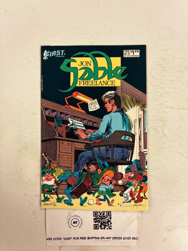Jon Sable Freelance #33 NM First Comic Books MIke Grell 13 HH110
