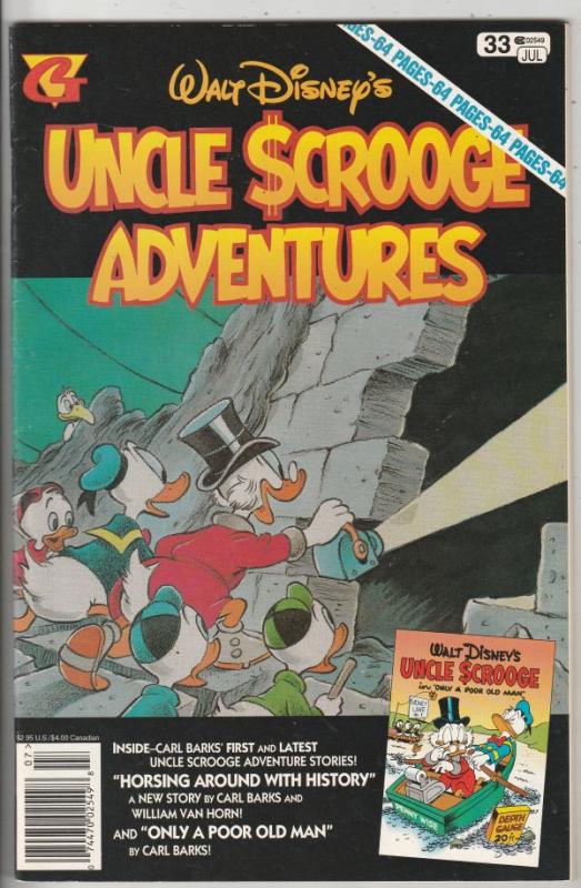 Uncle Scrooge Adventures #33 (Jul-95) NM- High-Grade Uncle Scrooge