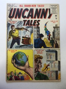 Uncanny Tales #34 (1955) VG Condition moisture stain fc