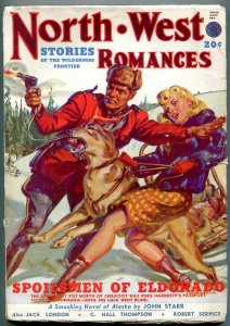 North West Romances Pulp Fall 1949- John Starr- Jack London G/VG