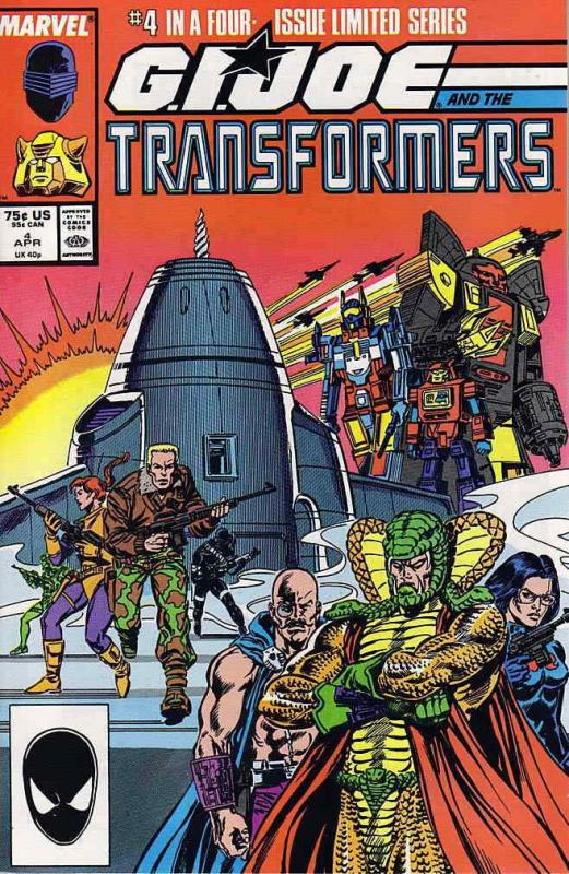 G.I. Joe and the Transformers #4 VF; Marvel | save on shipping - details inside