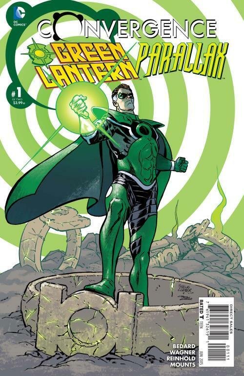 Dc Comics Convergence Green Lantern Parallax #1 & 2 Comic Set