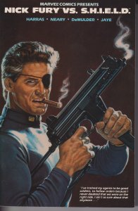 Marvel! Nick Fury vs S.H.I.E.L.D.! 1st Print! Trade Paperback!